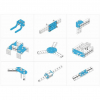 Ресурсный набор Bracket Robot Pack-Blue - «globural.ru» - Владимир