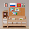 Уголок патриотического воспитания для дошкольников "Россия" Стандартный - «globural.ru» - Владимир