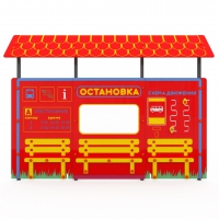 Учебно-игровой макет "Остановка" мобильный - «globural.ru» - Владимир