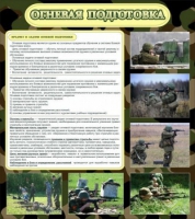 Стенд "Огневая подготовка" (вариант 2) - «globural.ru» - Владимир