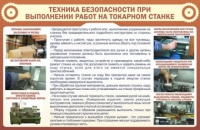 Стенд "ТБ при выполнении работ на токарном станке" - «globural.ru» - Владимир