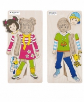 Развивающий пазл "Аника и Денис" - «globural.ru» - Владимир