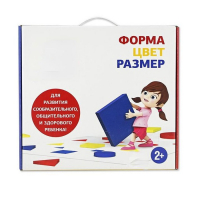 Подвижная развивающая игра "Форма, цвет, размер" - «globural.ru» - Владимир