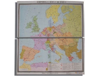 Учебная карта "Европа с 1815 - 1849 г.г." 1180*1070 мм (матовое, 2-стороннее лам.) - «globural.ru» - Владимир