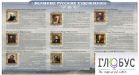Стенд "Великие русские художники" - «globural.ru» - Владимир