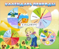 Стенд "Календарь природы" (вариант 1) - «globural.ru» - Владимир