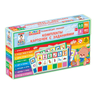 Развивающий тренажёр "Разноцветные окошки" 3-5 лет. Дополнительный набор карточек к базовому комплекту - «globural.ru» - Владимир
