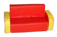 Диван с подлокотниками 120*35*45/20см (ВИК) - «globural.ru» - Владимир