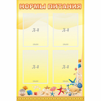 Стенд "Нормы питания" - «globural.ru» - Владимир