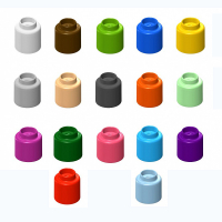  Элемент конструктора одиночный одноцветный Color Blocks 100 штук - «globural.ru» - Владимир