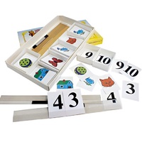 Счетная лесенка (ламинированная, с магнит. креплением) - «globural.ru» - Владимир