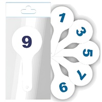 Касса-веер цифр от 0 до 9 - «globural.ru» - Владимир