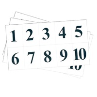 Набор цифр от 1 до 10 (для начальной школы) - «globural.ru» - Владимир