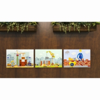 Комплект настенных панелей «Стройка» - «globural.ru» - Владимир