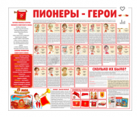 Тематический стенд "Пионеры-герои" - «globural.ru» - Владимир