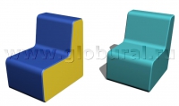 Прямоугольный стул 50*60*60/32см (ВИК) - «globural.ru» - Владимир
