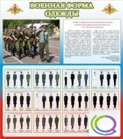 Стенд "Военная форма одежды (герб РФ)" - «globural.ru» - Владимир