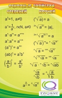 Стенд "Основные свойства степеней и корней" - «globural.ru» - Владимир