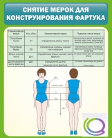 Стенд "Снятие мерок для конструирования фартука" - «globural.ru» - Владимир