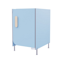 Гигиеническая кабинка из коллекции «НЕГА» (цвет голубой) - «globural.ru» - Владимир