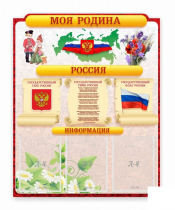 Стенд "Наша родина Россия" - «globural.ru» - Владимир