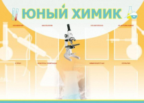 Стенд "Юный химик" (вариант 1) - «globural.ru» - Владимир