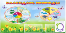 Стенд "Календарь природы" (вариант 2) - «globural.ru» - Владимир