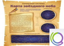 Стенд "Карта звездного неба" - «globural.ru» - Владимир