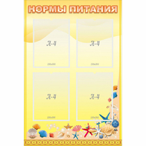 Стенд "Нормы питания" - «globural.ru» - Владимир