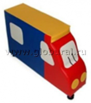 Напольная мягкая игрушка "Грузовик" каталка - «globural.ru» - Владимир