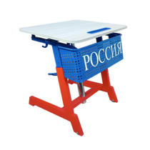 Стол ученический одноместный "Патриот-1п" на газовом лифте (р.гр. № 3-7 и наклоном столешницы ) - «globural.ru» - Владимир