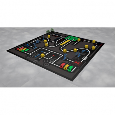 Соревновательное поле с элементами MakeX Stater Arenas Kit - «globural.ru» - Владимир