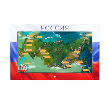 Интерактивная панель «Цвета России»  - «globural.ru» - Владимир