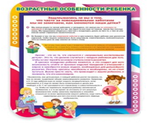 Стенд "Возрастные особенности ребенка" - «globural.ru» - Владимир