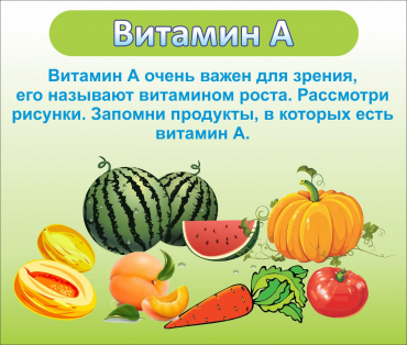 Стенд "Витамин А" - «globural.ru» - Владимир