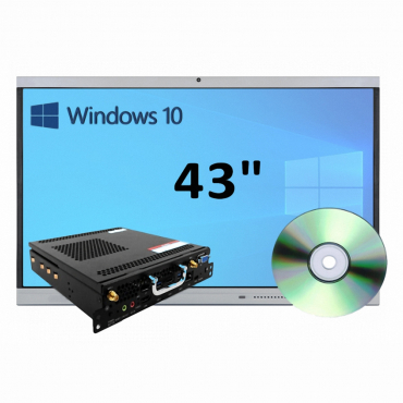 Интерактивная панель 43" (встроенный ПК, Win10) - «globural.ru» - Владимир
