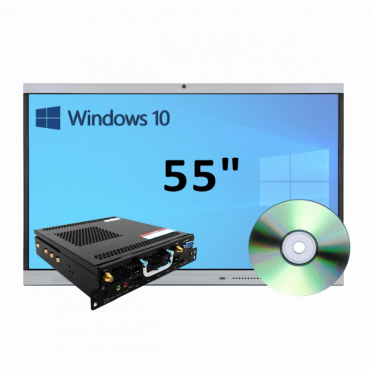 Интерактивная панель 55" (встроенный ПК, Win10) - «globural.ru» - Владимир