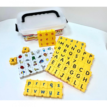 Обучающий конструктор «ПРОслова» Английский язык Заглавные и строчные буквы 96 деталей - «globural.ru» - Владимир